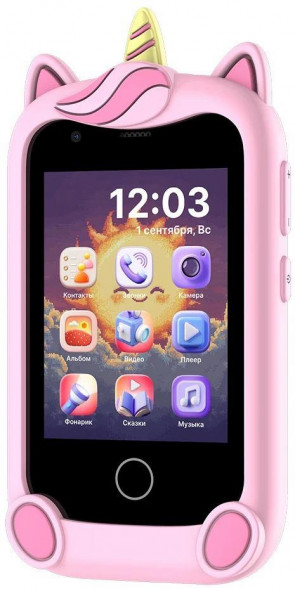 Смартфон детский ELARI GamePhone Black/Pink