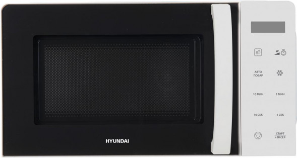Микроволновая печь соло HYUNDAI HYM-D3029 20л. 700Вт белый/черный