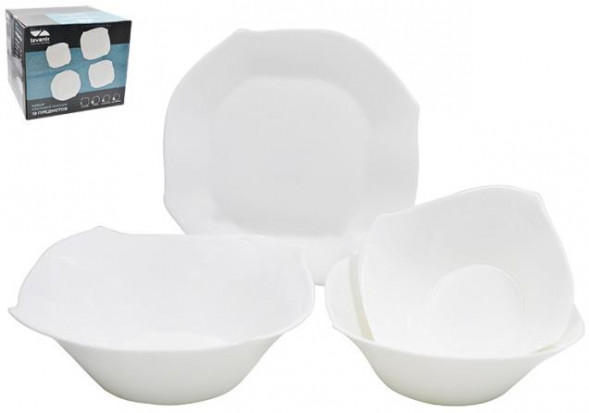 Столовый набор LAVENIR 19PC LFSW WHITE (108421)