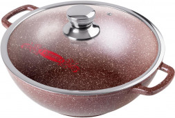 Казан ГОРНИЦА Кн2832аш Шоколад а/пр литой 4,0л стекл/кр