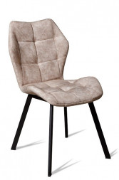 Cтул БИТЕЛ РИМ ВЕЛЮР ЛАТТЕ/Черный муар