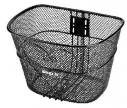 Аксессуары для вело-техники STELS Велокорзина передняя JL-072 чёрная, для 28" 270054*LU058685
