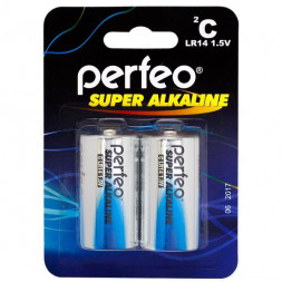 Элементы питания PERFEO LR14-2BL SUPER ALKALINE