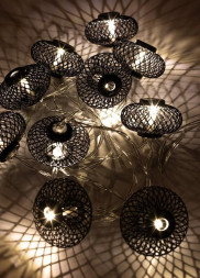 Гирлянда КОСМОС KOC_GIR-B119 Гирлянда Фонарики Черн мет 10L