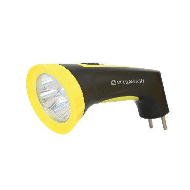Светодиодный фонарь ULTRAFLASH LED3804M Аккумуляторный фонарь черный/желтый