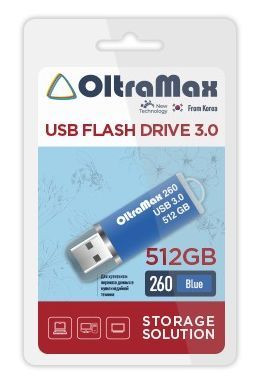 USB флэш-накопитель OLTRAMAX OM-512GB-260-Blue USB 3.0