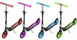 Самокат 2-х колес SILAPRO Самокат 2-х колес., колеса (PU d=200мм ABEC-7), алюминий/металл, до 90кг, h96-91-86х90см (131-081)