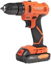 Дрель PATRIOT 180301549 Дрель-шуруповерт аккумуляторная BR 189UES, две АКБ Li-Ion 18В, 2,0 Ач, 29Нм, 2 скорости, кейс
