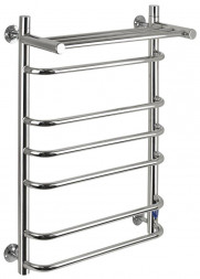 Полотенцесушитель водяной САНАКС ксп5080 СКОБА с ПОЛКОЙ ШхВ-500х800мм, труба-D32х2мм нержавейка полированная