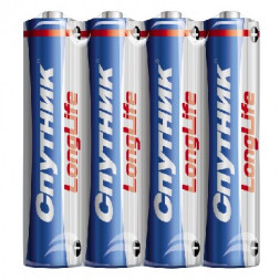 Элементы питания СПУТНИК R03/4S LONG LIFE