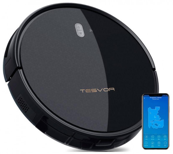Пылесос TESVOR M1 4000 Вт Capacity 0.6 л Noise 80 дБ черный Weight 3.8 кг