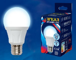 Лампа светодиодная UNIEL (UL-00005035) LED-A60 16W/6500K/E27/FR PLP01WH