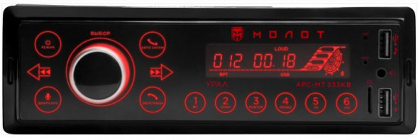Автомагнитола URAL МОЛОТ АРС-МТ 333К