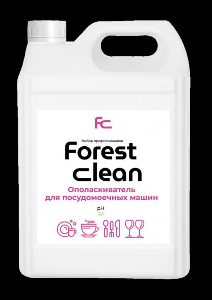 Ополаскиватель для посудомоечных машин FOREST CLEAN Ополаскиватель для посудомоечных машин 5л