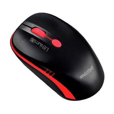 Мышь беспроводная SMARTBUY (SBM-344CAG-KR), черный/красный