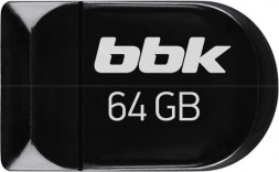 USB флеш накопитель BBK 064G-TG118 черный, 64Гб, USB2.0, TG серия