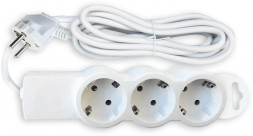 Удлигитель СПУТНИК Mi303CE 3роз*3м белый