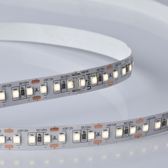 Светодиодная лента UNIEL (UL-00004366) ULS-M14-2835-168LED/m-10mm-IP20-DC12V-14W/m-5M-4000K PROFI катушка в герметичной упаковке