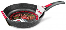 Сковорода НЕВА МЕТАЛЛ ПОСУДА L18022i а/пр литая 22см съемн/руч индукция Гранит 550000523