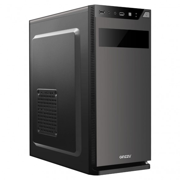 Корпус для ПК GINZZU A190 2*USB 2.0,AU (17138)
