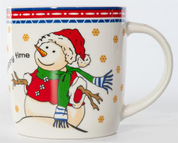 Кружка OLAFF 246-08015 СЧАСТЬЕ, 380мл, микс 2 декора 56956