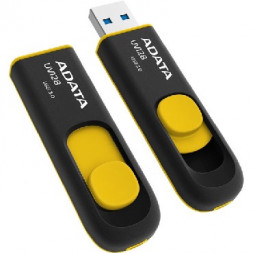 USB флеш A-DATA 16GB UV128 черно/желтый USB3.0 (AUV128-16G-RBY)