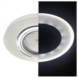 СВЕТИЛЬНИКИ ВСТРАИВАЕМЫЕ ECOLA SL1650EFF MR16 LD1650 GU5.3 GLASS матовый/хром