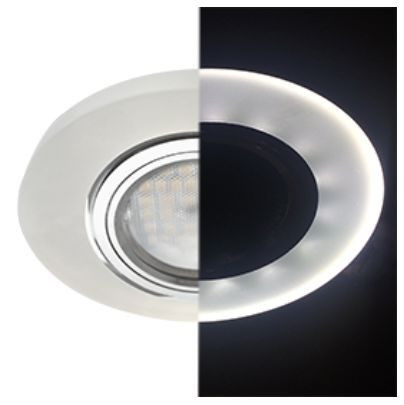 СВЕТИЛЬНИКИ ВСТРАИВАЕМЫЕ ECOLA SL1650EFF MR16 LD1650 GU5.3 GLASS матовый/хром