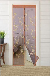 сад РЫЖИЙ КОТ с вышивкой на магнитах 100*210 см Капутомоскито (103715) РЫЖИЙ КОТ с вышивкой на магнитах 100*210 см Капутомоскито (103715)