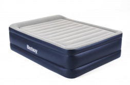 Кровать надувная BESTWAY Кровать надувная Queen, 203 x 152 x 61 см, со встроенным электронасосом, 67690
