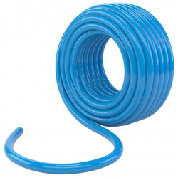 Шланг СИБРТЕХ Шланг поливочный армированный, 3-слойный, синий, ПВХ, 1/2", 15 м 67516