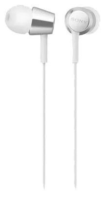 Наушники SONY Наушники проводные ВКЛАДЫШИ MDR-EX155W Белые без микр.