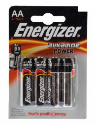 Элементы питания ENERGIZER ALKALINE POWER LR6 AA BL4