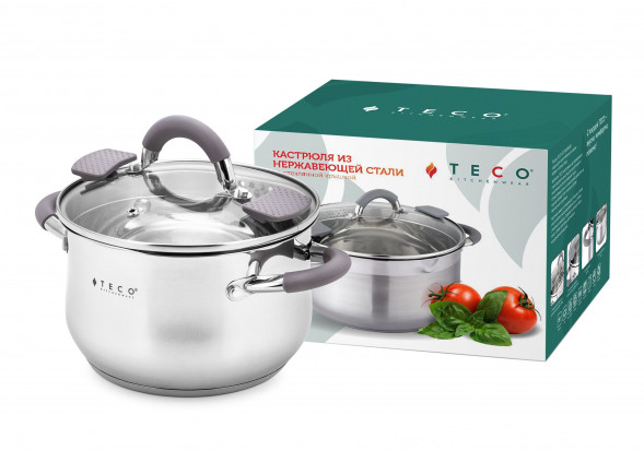 Кастрюля TECO TC-C3900-01G 3,9 л