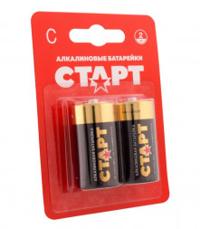 Батарейка СТАРТ LR14-BL2 20/160 СТАРТ (12642) LR14-BL2