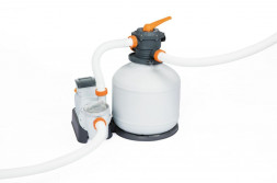 Фильтр-насос для бассейнов песочный BESTWAY Фильтр-насос для бассейнов песочный, 220-240V, 11355 л/час, 58486