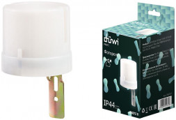 Датчик освещения фотореле DUWI 25872 8 FR-02 белый