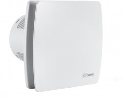 Вентилятор вытяжной GFMARK 5004 Вытяжной вентилятор, D - 100 мм, с обратным клапаном и москитной сеткой, квадратный, закрытый, из АБС пластика, цвет БЕЛЫЙ
