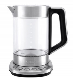 Чайник KITFORT КТ-622 серебристый (стекло)