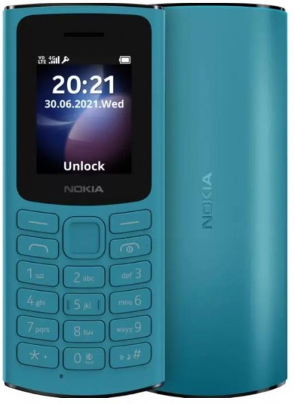 NOKIA 105 Classic TA-1459 DS EAC Blue (1GF010IPG1C01)