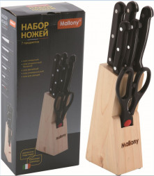 Набор ножей MALLONY Набор ножей 7 предметов, MAL-S01B (965308)