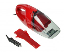 Автомобильный пылесос NOVA BRIGHT для сухой/влажной уборки 60Вт, 12В, красный 46885