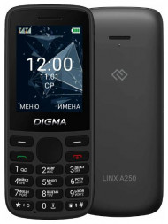 Телефон мобильный DIGMA Linx A250 128Mb Black