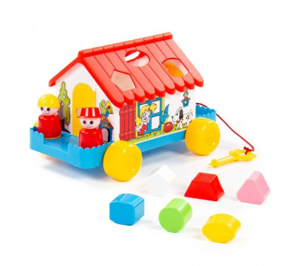 Игрушка ПОЛЕСЬЕ Игровой дом (в сеточке) 6202