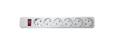 Сетевой фильтр CENTEK CT-8901-6-1,8 White