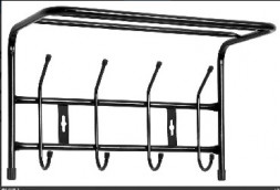 Вешалка NIKA Вешалка настенная ВП4 (ВП4 черный)
