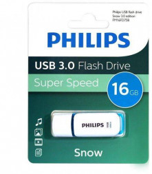 Флеш накопитель PHILIPS SNOW3.0 16Gb белый (FM16FD75B/97)