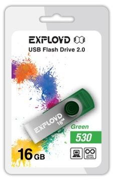 USB флэш-накопитель EXPLOYD 16GB 530 зеленый