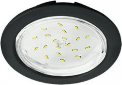 Светильник встраиваемый ECOLA FR53GLECB GX53 H4-GL матовый черный