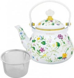 Чайник эмалированный VELLEZZA VZ-8002WT